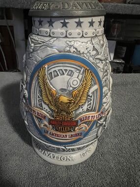 Vintage Harley Davidson Collector Stein